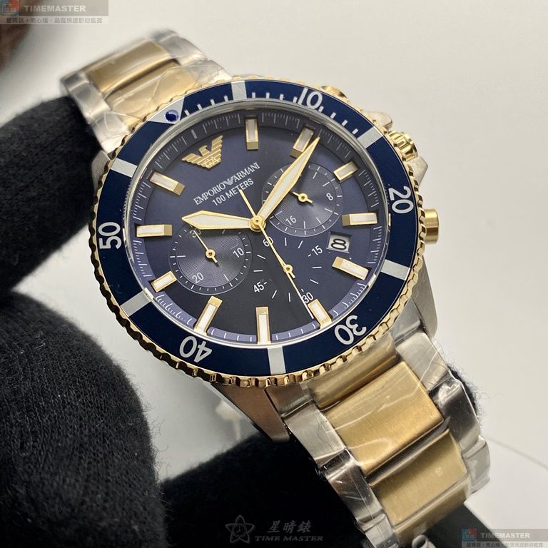[TIMEMASTER] ARMANI watch, 44mm, AR00042, , large