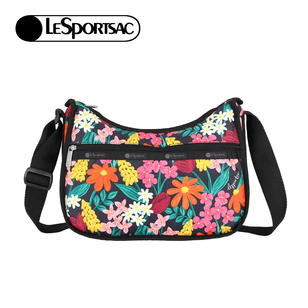 Lesportsac Classic Hobo 經典斜背包/ 繽紛花園, , large