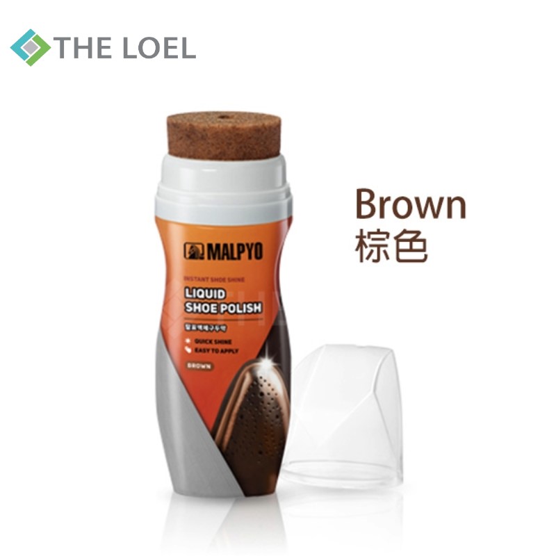 【THE LOEL】液體拋光鞋油1入 & 3入 & 5入(棕色)75ml｜優質天然液態蠟, , large