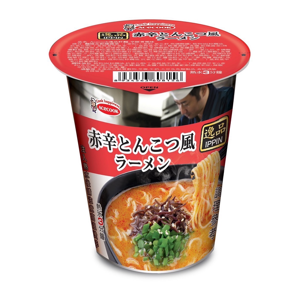 Acecook逸品杯麵-辛豚骨風味, , large