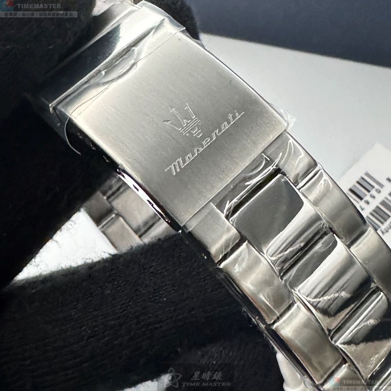 [星晴錶業]MASERATI手錶,42mm,R8853151005寶藍色錶面銀錶殼銀色精鋼錶帶款, , large