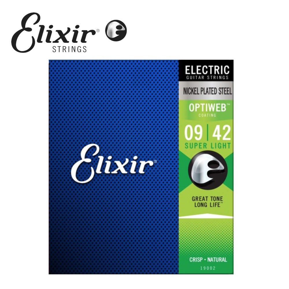 Elixir 19002 Optiweb 超薄包覆 電吉他套弦 09-42【敦煌樂器】, , large