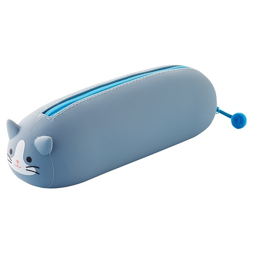 日本LIHIT A-7781 矽膠橫式筆筒/鉛筆盒(多款)海豹*大, , large