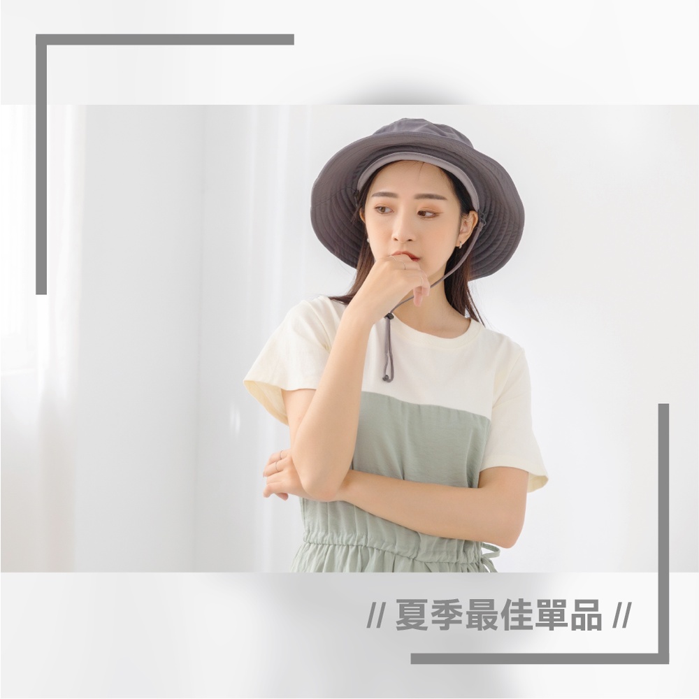【DR.WOW】MIT台灣製 抗UV50+多功能休閒帽, , large