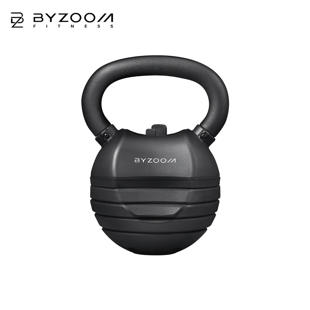 Byzoom 30lb調整壺鈴_黑, , large