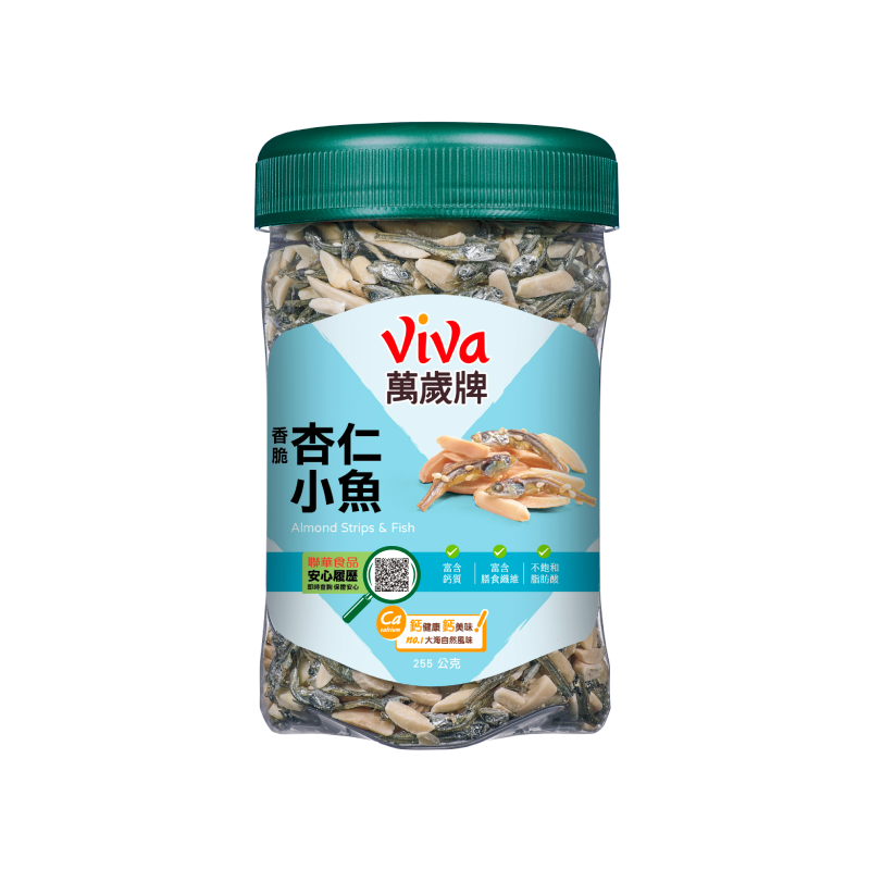 萬歲牌香脆杏仁小魚255G, , large