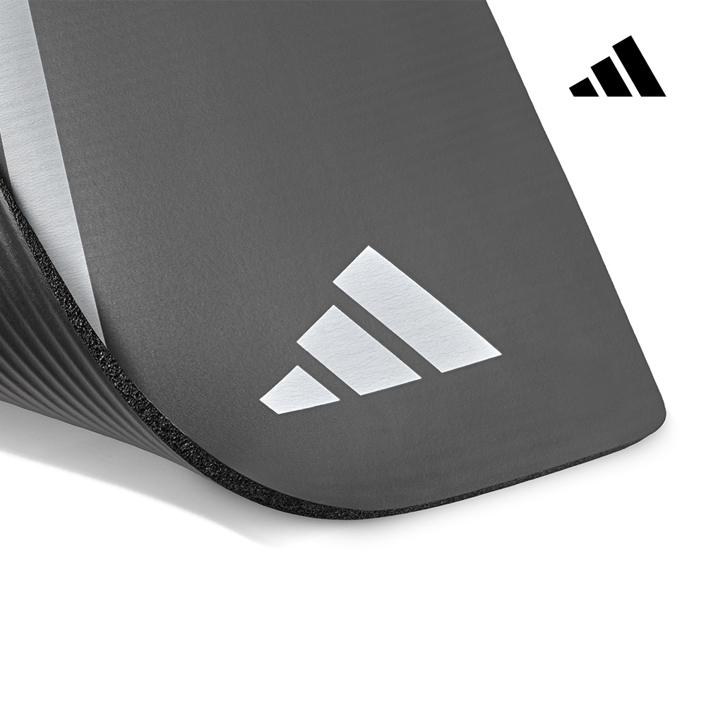 adidas 愛迪達 防滑訓練瑜珈墊-8mm (附贈背帶), , large