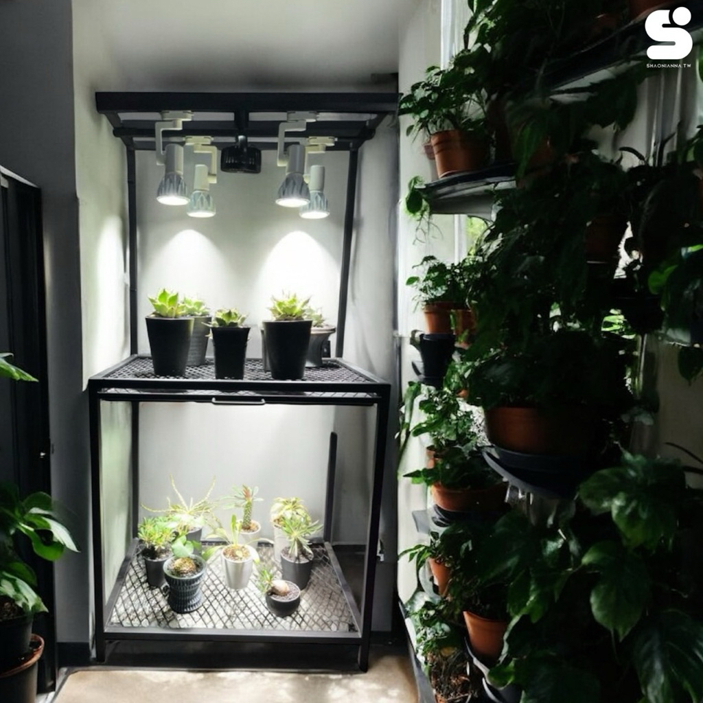 【 SHAONIANNA.TW 】【附水盤】多功能植物網架｜塊根植物架｜盆栽架｜透氣防積水. 免組裝植物網架, , large