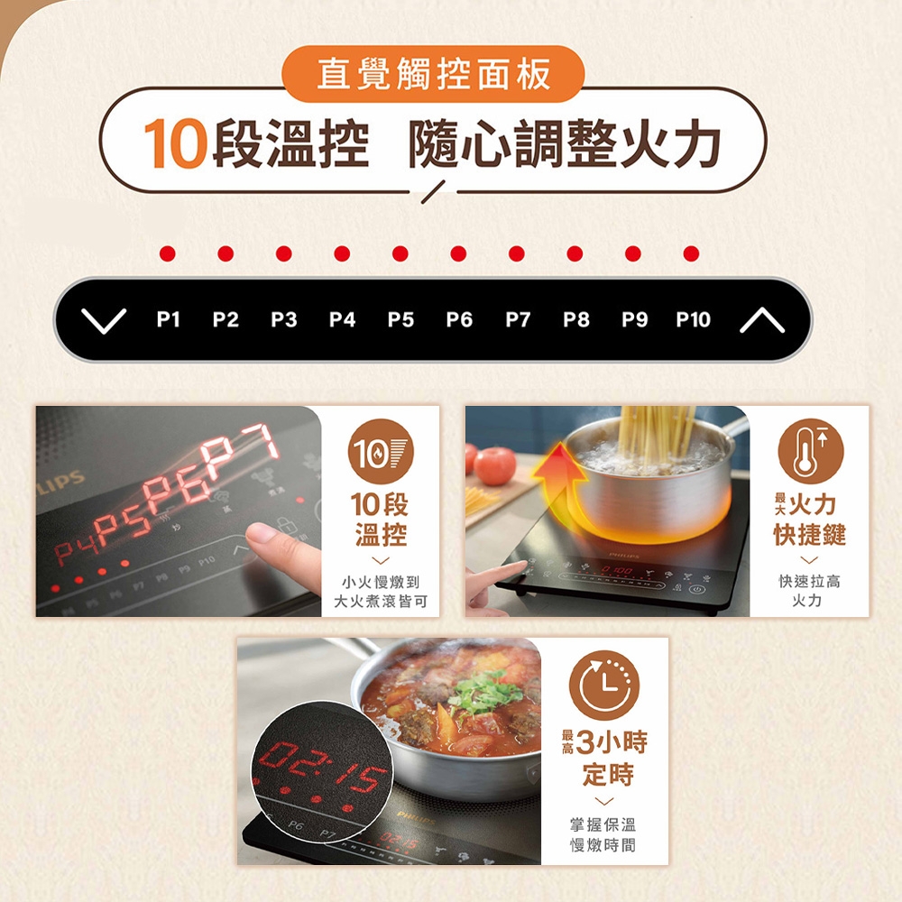 Philips 飛利浦 HD5850/90 電磁爐 _ 公司貨, , large