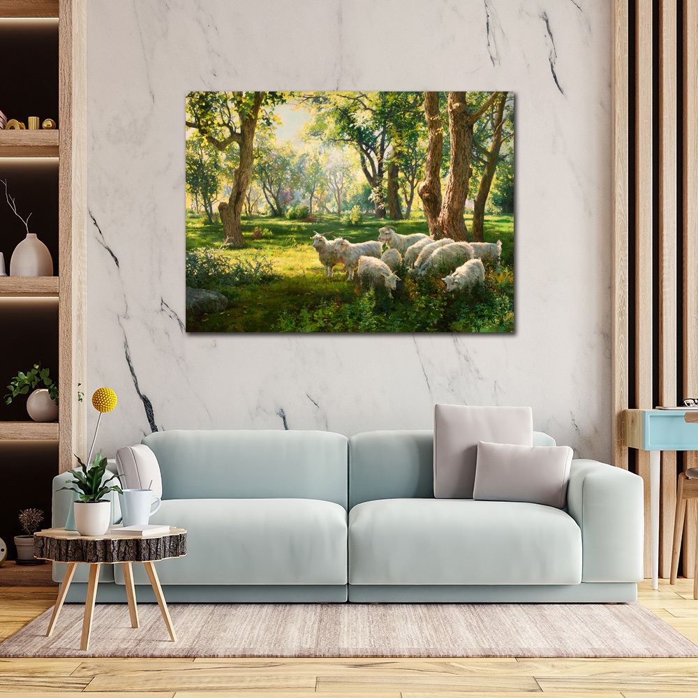 【御畫房】春風得意 國家一級畫師手繪油畫80&times;110cm(VF-65), , large