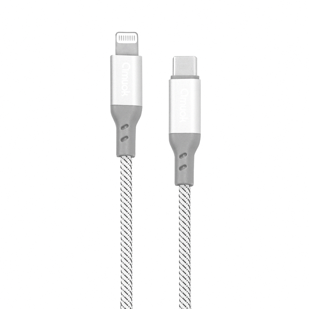 【amuok】3A PD快速充電線 Type-C to Lightning 快充線 蘋果線 數據線 充電線, , large