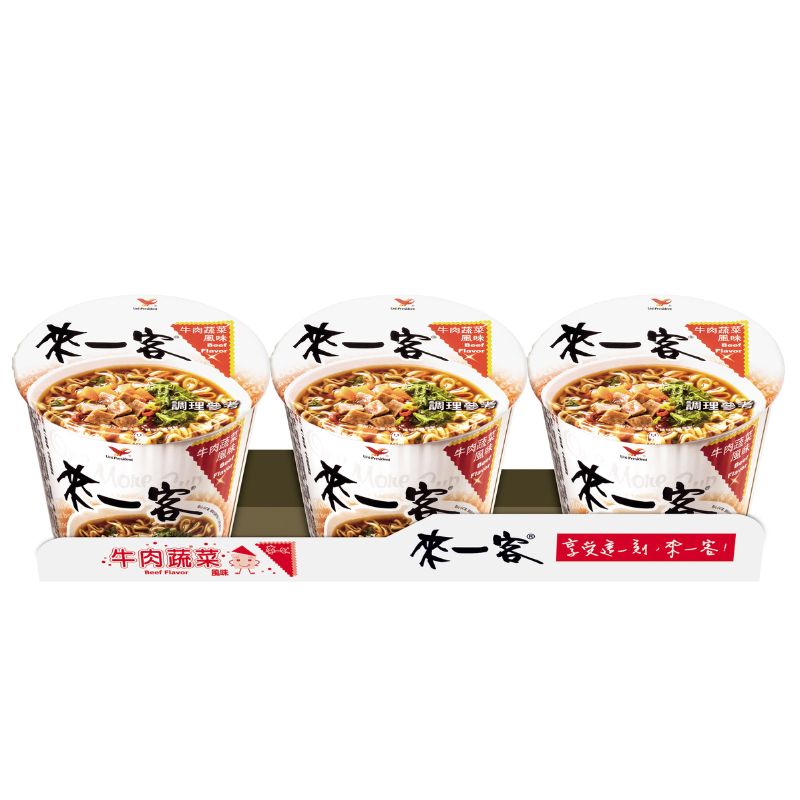 來一客-牛肉蔬菜 65g, , large