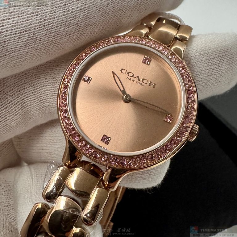 [星晴錶業]COACH手錶,32mm,CH00275玫瑰金色錶面玫瑰金錶殼玫瑰金色精鋼錶帶款, , large