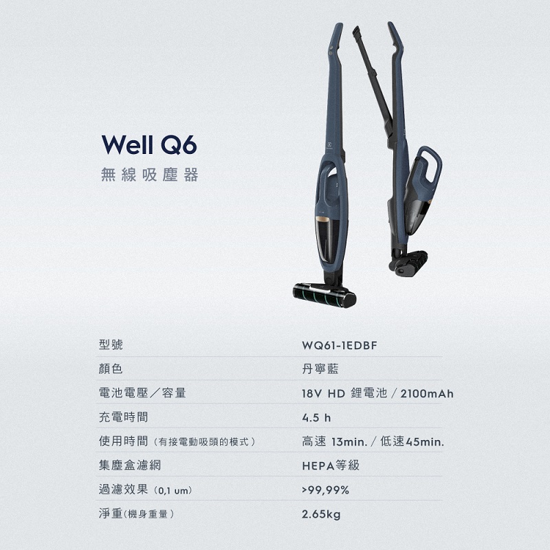 伊萊克斯 WQ61 無線吸塵器, , large