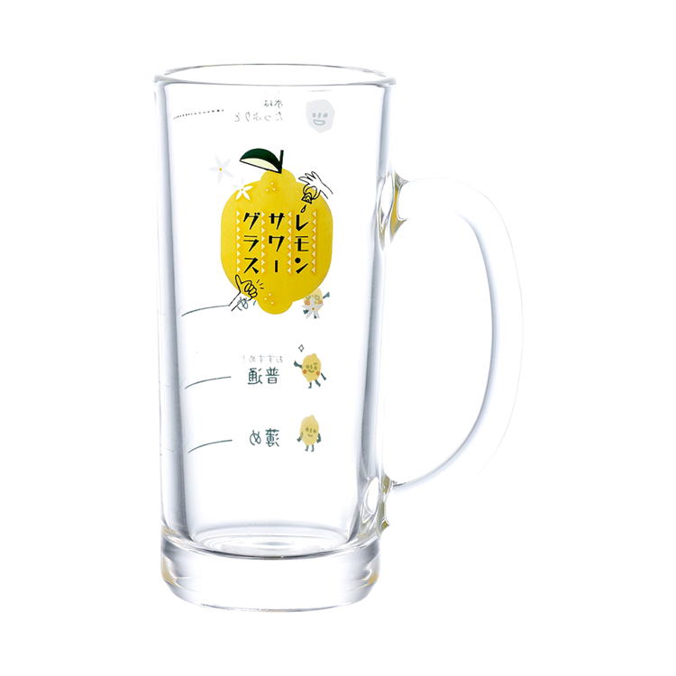【毓秀堂】東洋佐佐木 檸檬沙瓦有柄玻璃杯, , large