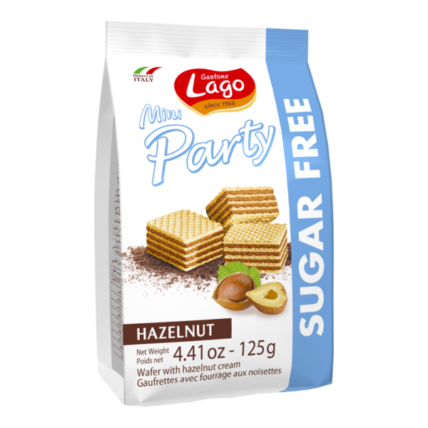 Lago Mini Wafer Sugar Free Hazelnut Crea, , large