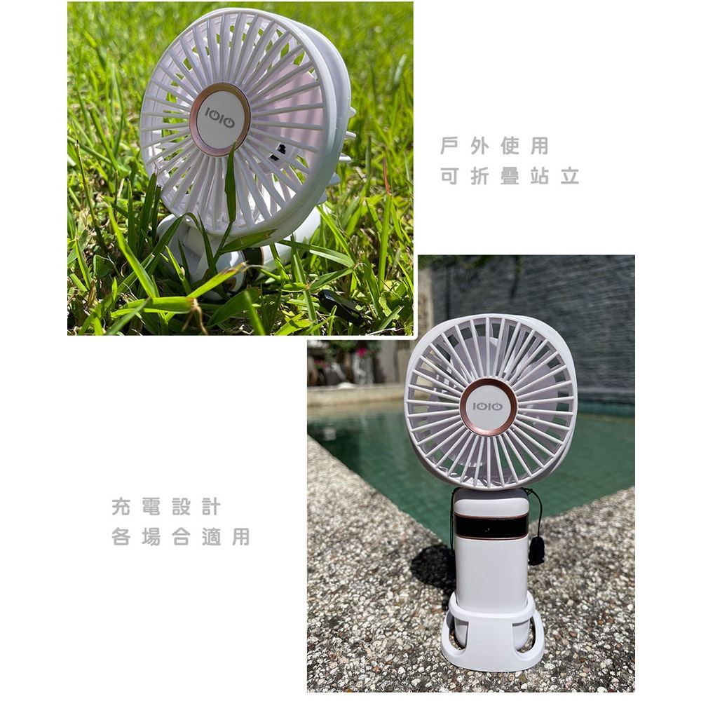 IOIO LCD Display Handheld Dual-Use Fan EPCF252, , large