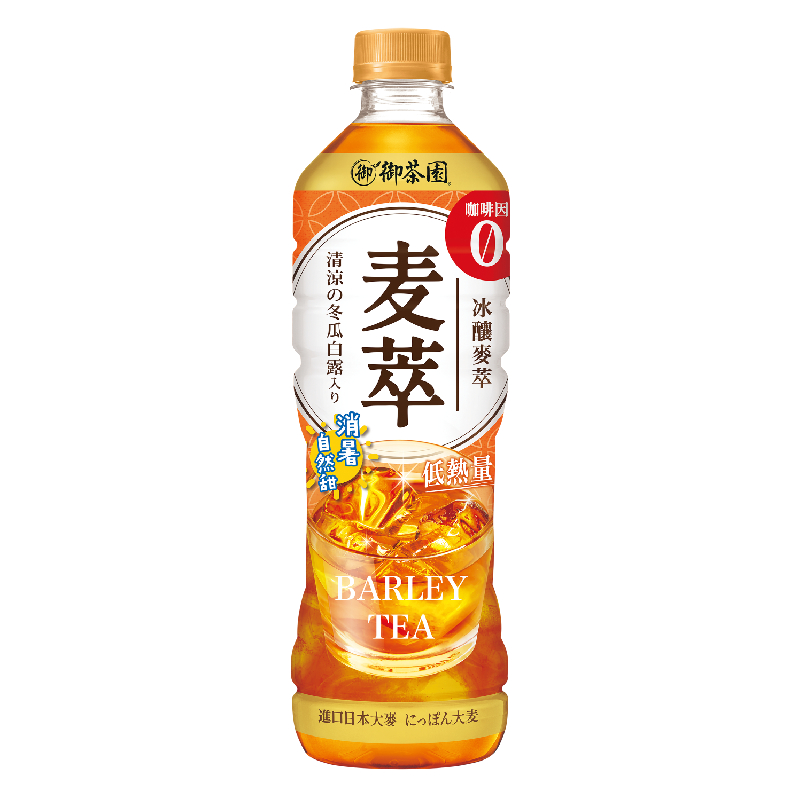 御茶園冰釀麥萃低熱量 590ml, , large