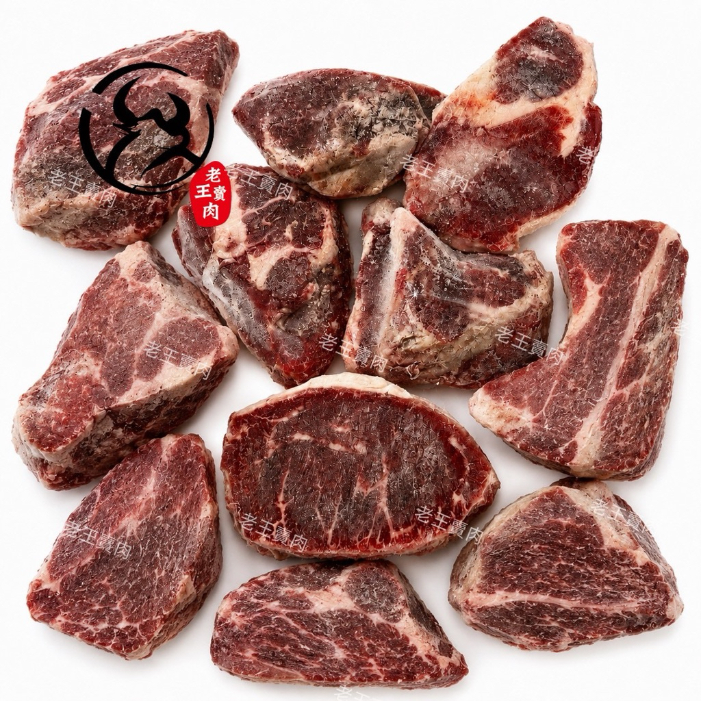 【老王賣肉】NG牛排 惜福天然原肉 牛排  板腱牛排邊角料 頭尾段 冷凍牛肉 牛肉  寵物鮮食, , large