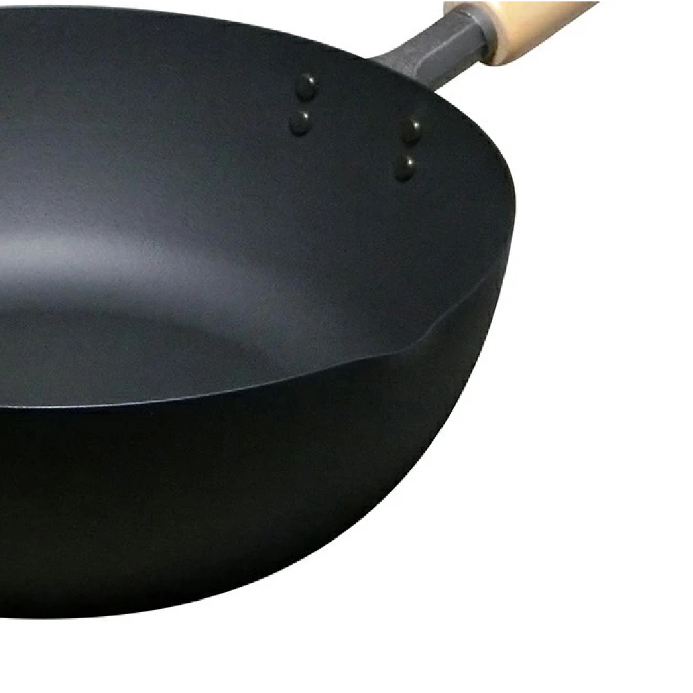 Japanese Iwagane-Pattern Wok, 24 cm, , large