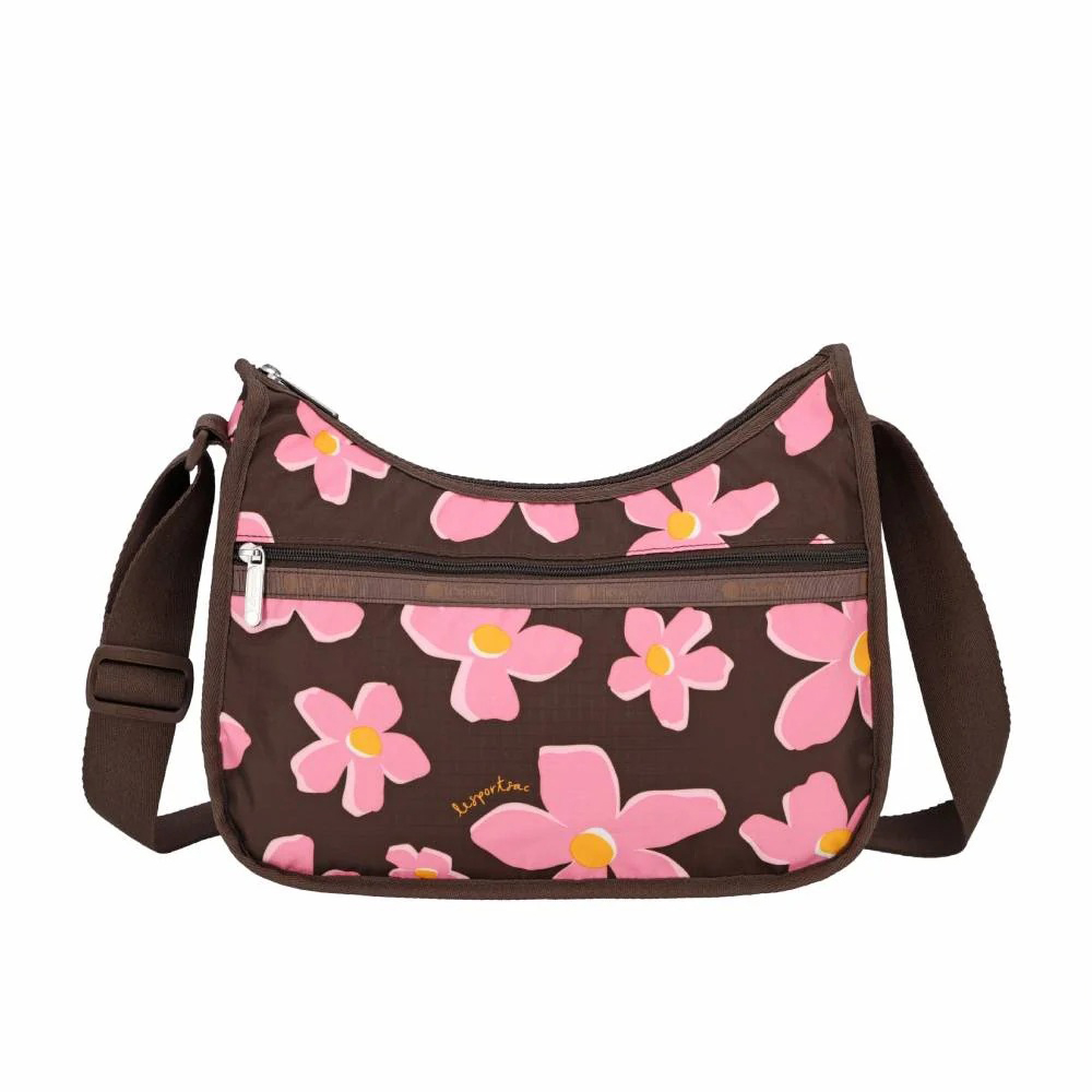 Lesportsac Classic Hobo 經典斜背包 側背包 旅用通勤包 送禮 禮物 推薦 女包(秋日繁花), , large