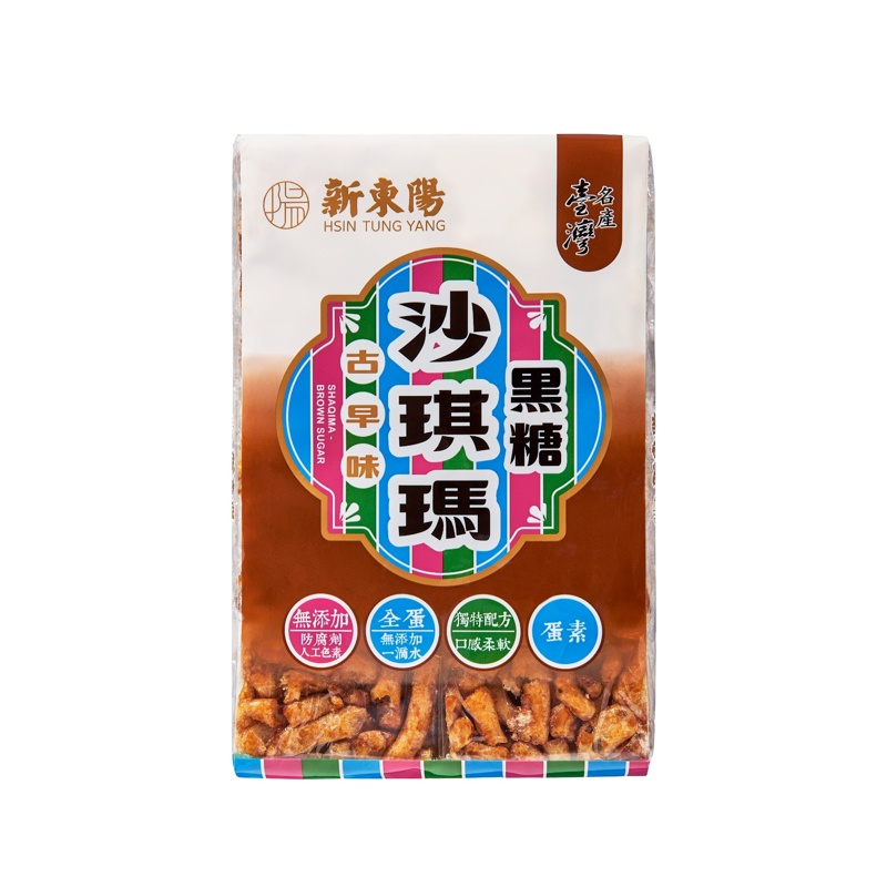 新東陽黑糖沙琪瑪250g, , large