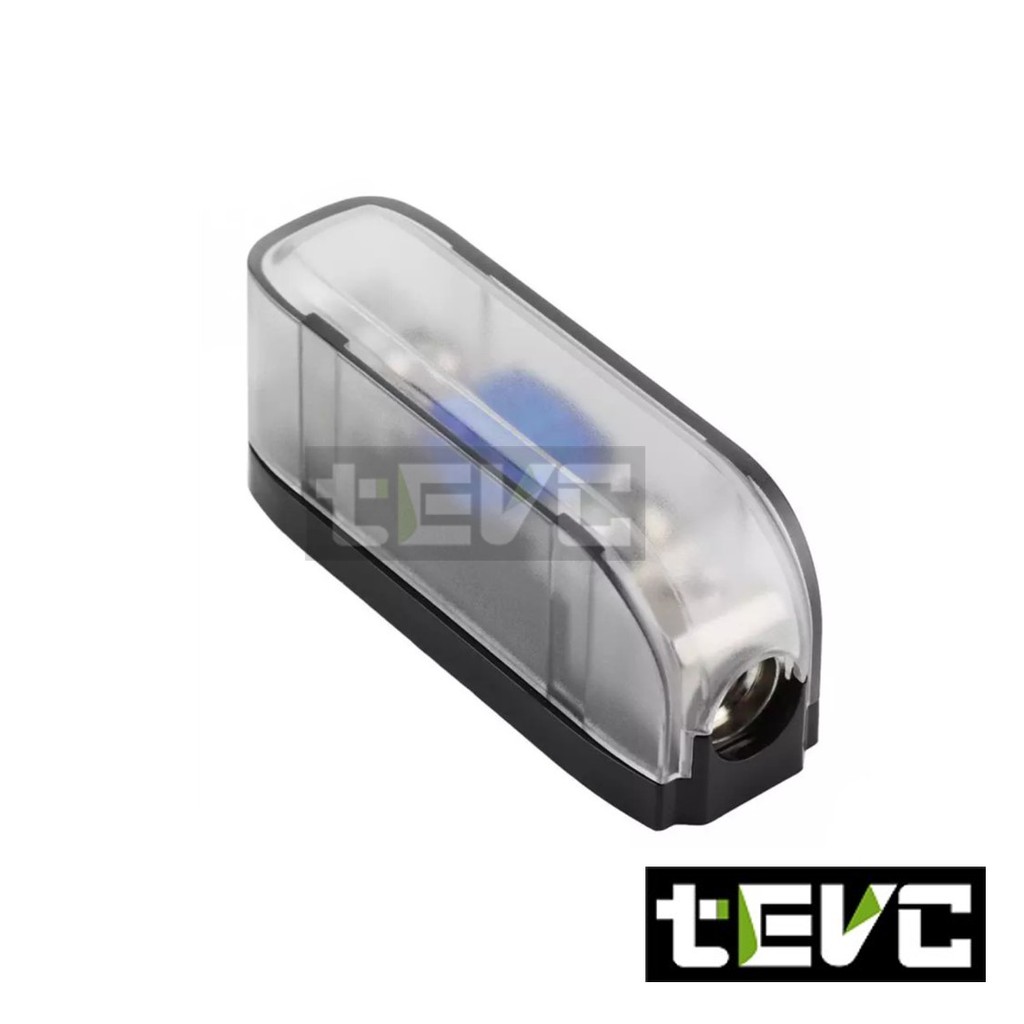 《tevc》A1 音響 改裝 車用 專用 一進一出 單路 保險絲座 熔絲型 ANL型(小號) ANS 保險絲, , large