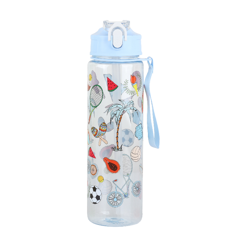 好室喵彩色日記吸管水壺700ml, , large