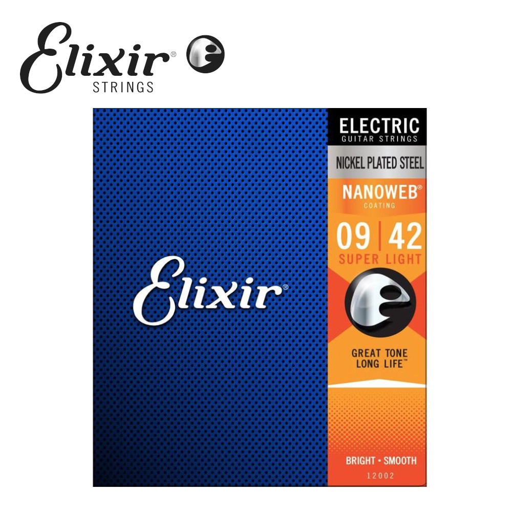 Elixir 12002 Nanoweb 薄包覆 電吉他套弦 09-42 【敦煌樂器】, , large