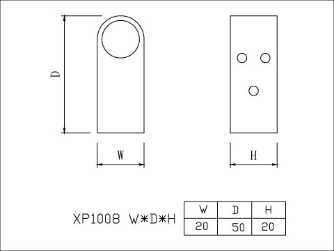 【協進五金】中通座(鋅) 黑色, , large