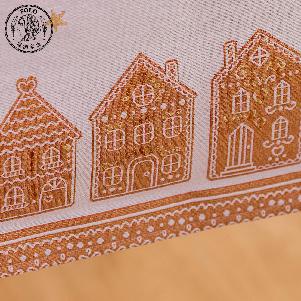 【SOLO歐洲家居】LCW Home 土耳其製 45x120CM 聖誕歐洲城市桌旗 桌布 桌墊 餐墊, , large