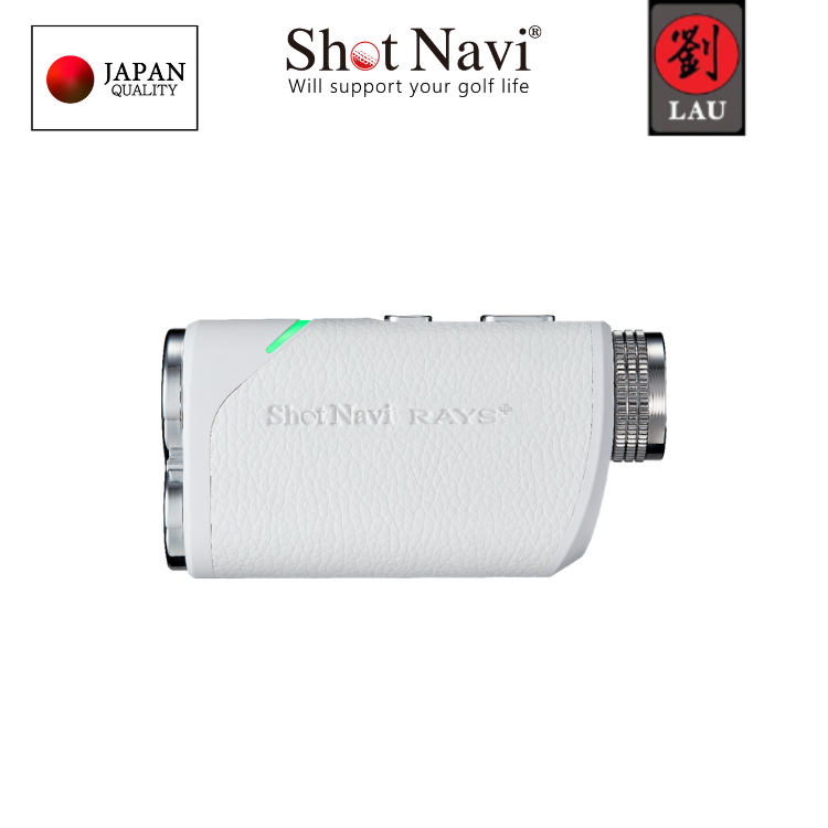 [劉氏國際]【日本品牌】 Shot Navi RAYS+ 高爾夫雷射測距儀(白), , large