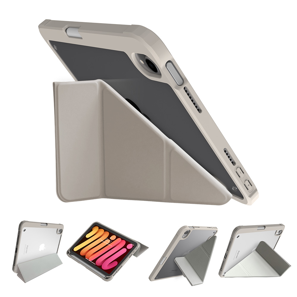 【HIPPORIZZ】iPad mini 8.3吋 Origo 晶透筆槽防摔殼 星光色, , large