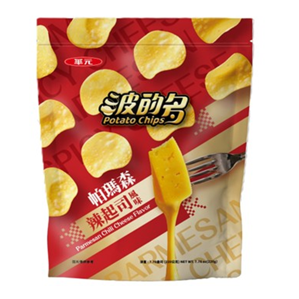Potato chips-Parmesan Cheese Flavor, , large