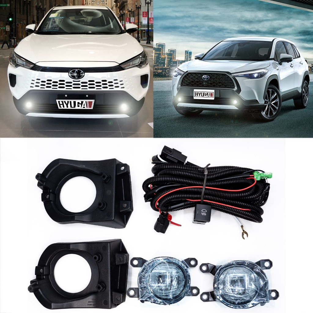【PA LED】TOYOTA COROLLA CROSS CC LED 霧燈 總成 霧燈模組 霧燈框 線組 開關 30W, , large
