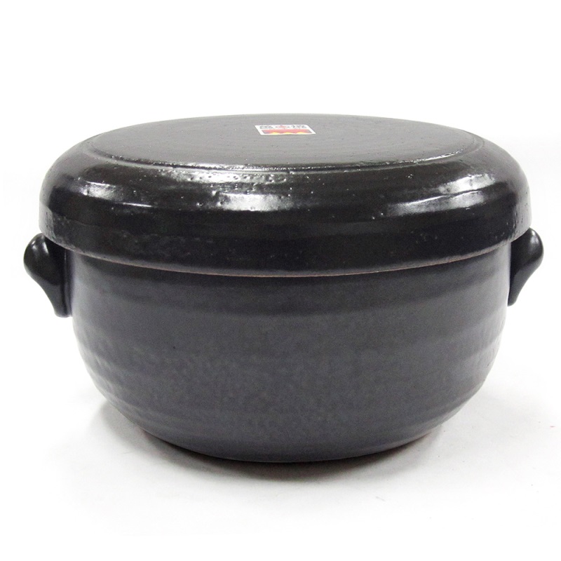 [豐名日本餐具] 五號飯鍋 黑釉 / C05PT7-2, , large