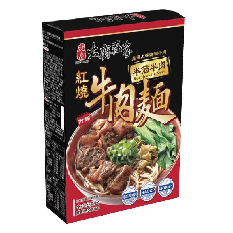 捷康大廚在家紅燒半筋半肉牛肉麵505g, , large