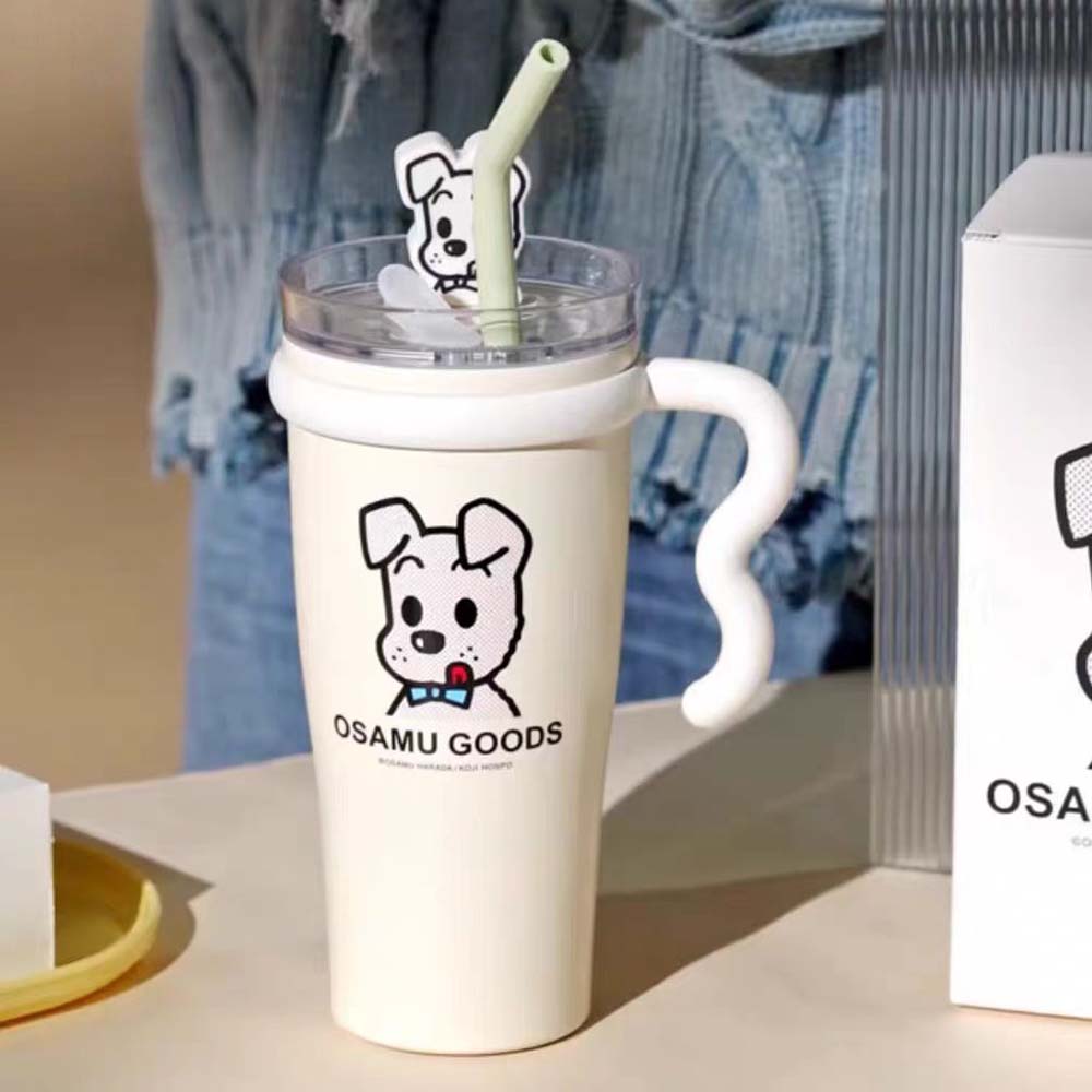 【BEDDYBEAR】杯具熊 巨巨保溫杯 海量系列帶柄吸管杯 900ml （水杯 水壺 隨行杯 茶水分離）, , large