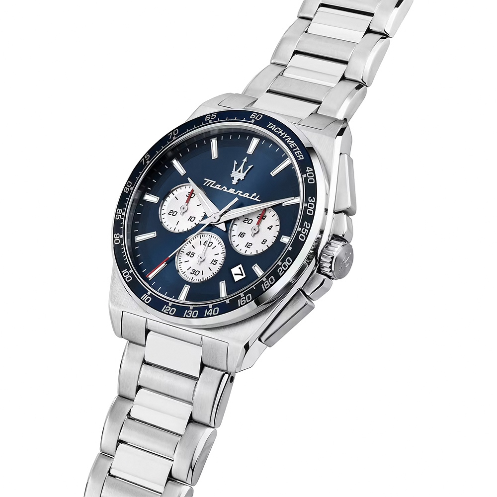 MASERATI 瑪莎拉蒂 Velocit&agrave;系列 三眼計時手錶 送禮推薦-43mm R8873652005, , large