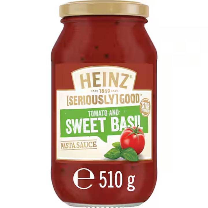 Heinz Pasta Sauce Tomato and Sweet Basil, , large