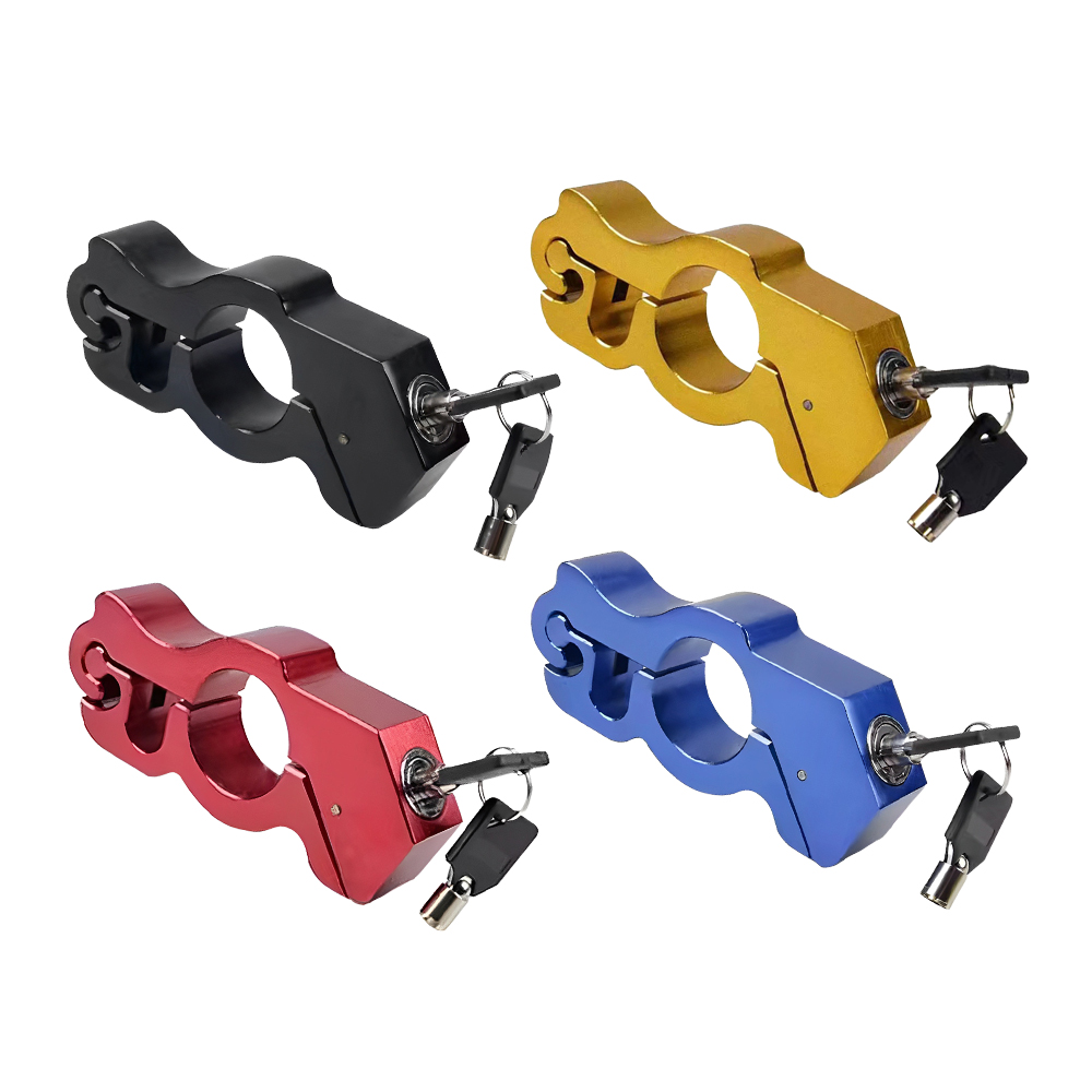 [High-Quality Living] Aluminum Alloy Anti-theft Motorcycle Handlebar Lock, , large