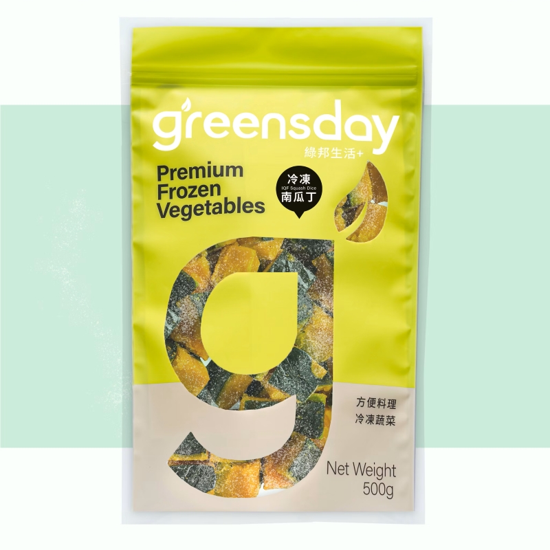 [greensday]紐西蘭冷凍南瓜丁 500g, , large