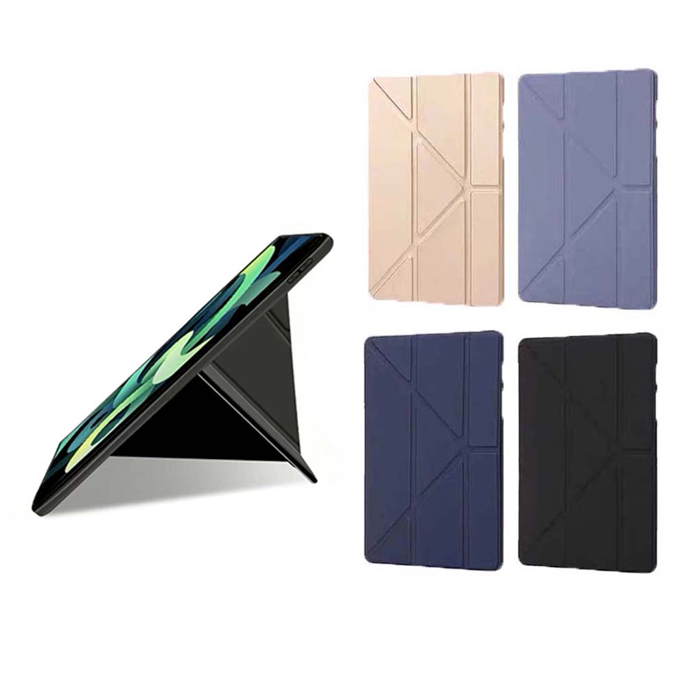 【山水之寶】iPad mini 1/2/3/4/5 7.9吋 平板保護套 平板三角折＋Y折二合一彈性皮套, , large
