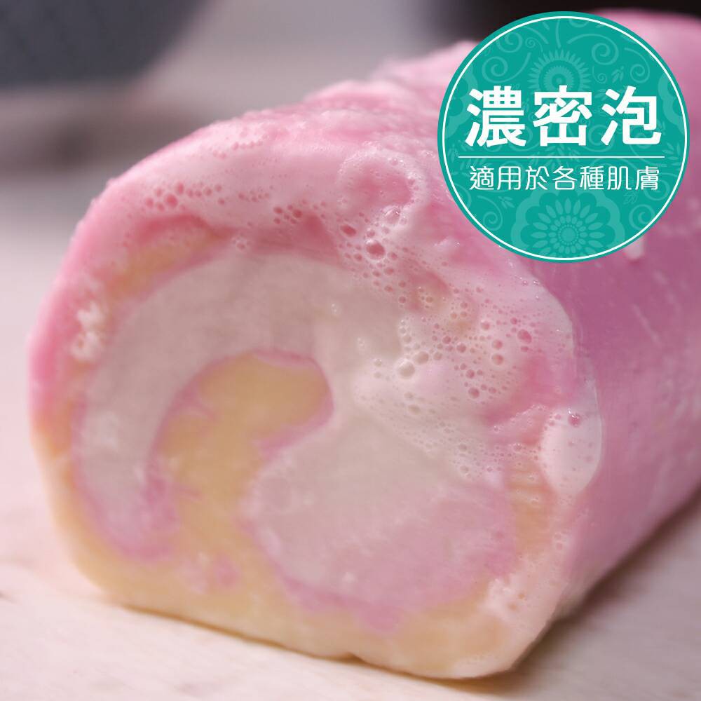 GS MALL 台灣製造 草莓捲心手工肥皂 創意肥皂 手工肥皂 肥皂 香皂 手工皂 沐浴皂 草莓肥皂 捲心肥皂, , large
