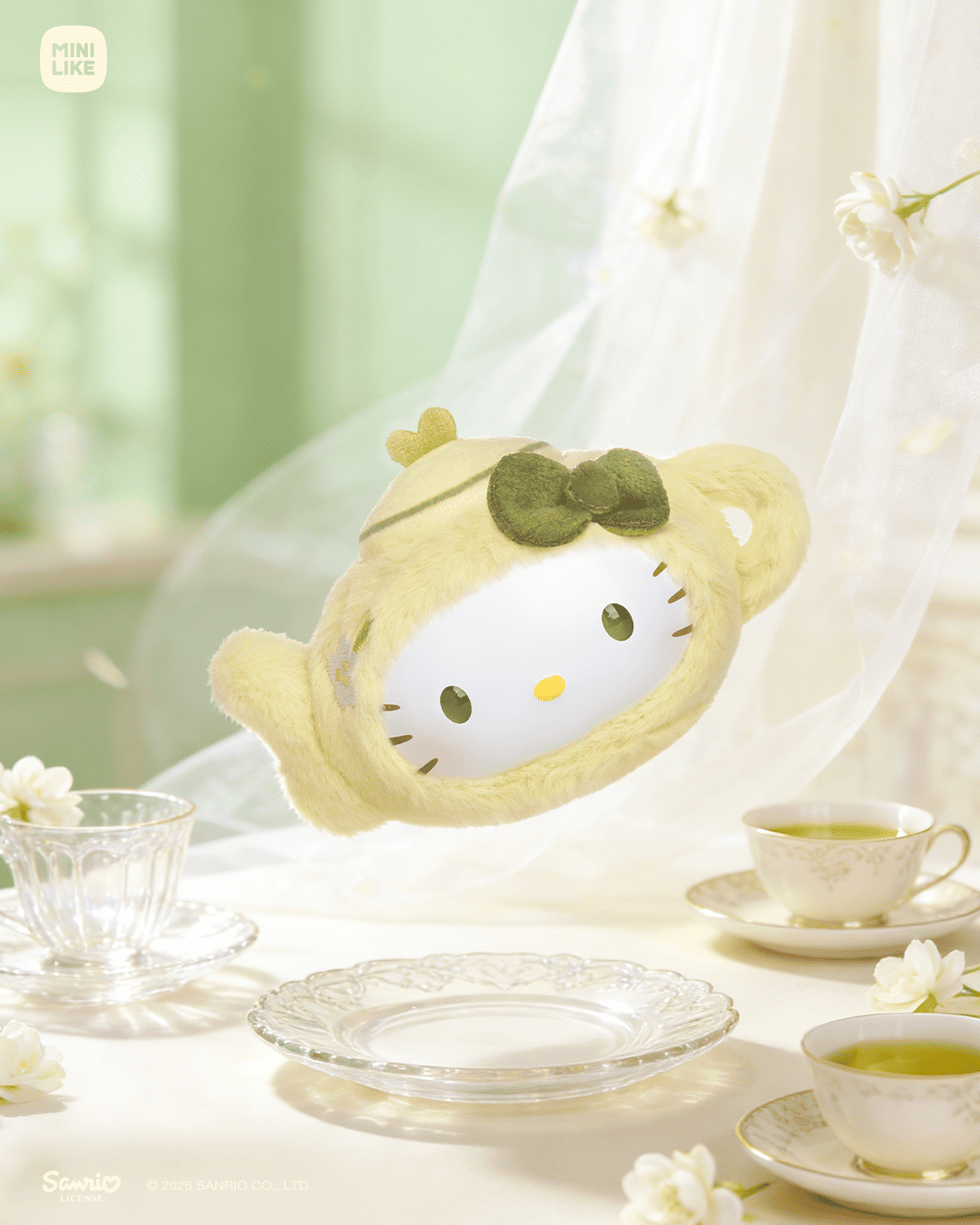 【際洋文化】Hello Kitty Style花浮茶間系列毛絨捏捏樂Mini, , large