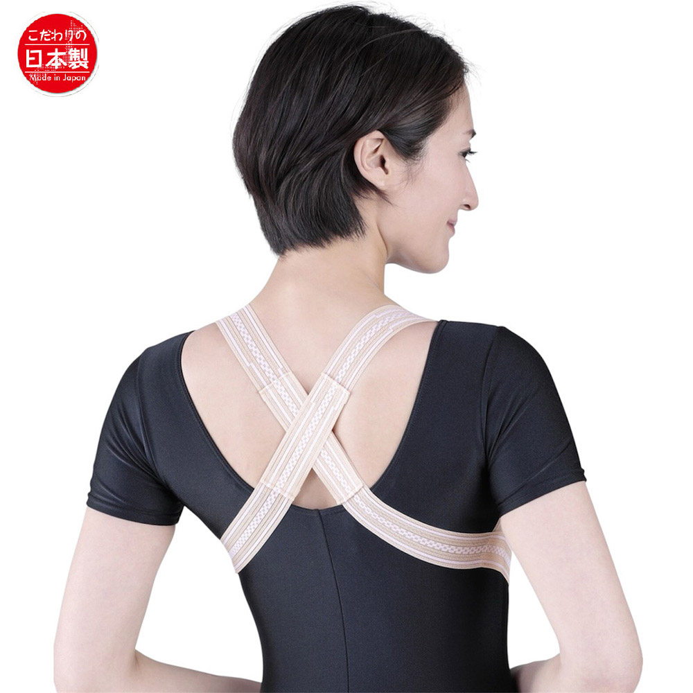 日本製【CERVIN】隱形擴肩美姿塑型帶, , large
