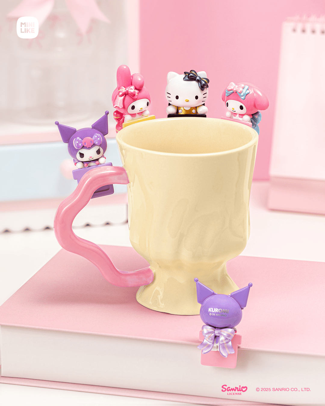 【際洋文化】Sanrio characters蝴蝶結甜心系列趴趴萌趣豆, , large