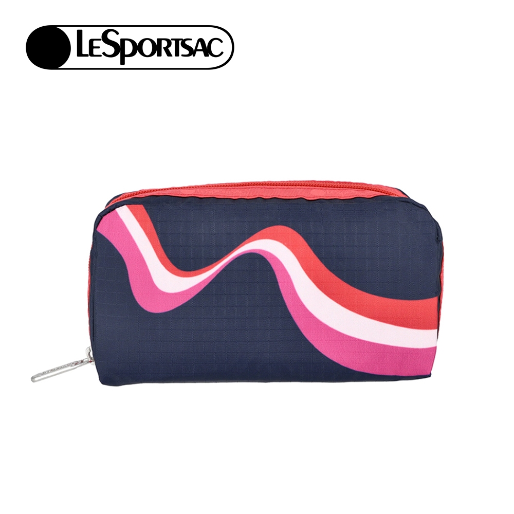 |快速出貨|Lesportsac Rectangular Cosmetic 長形化妝包/ 復古波浪, , large
