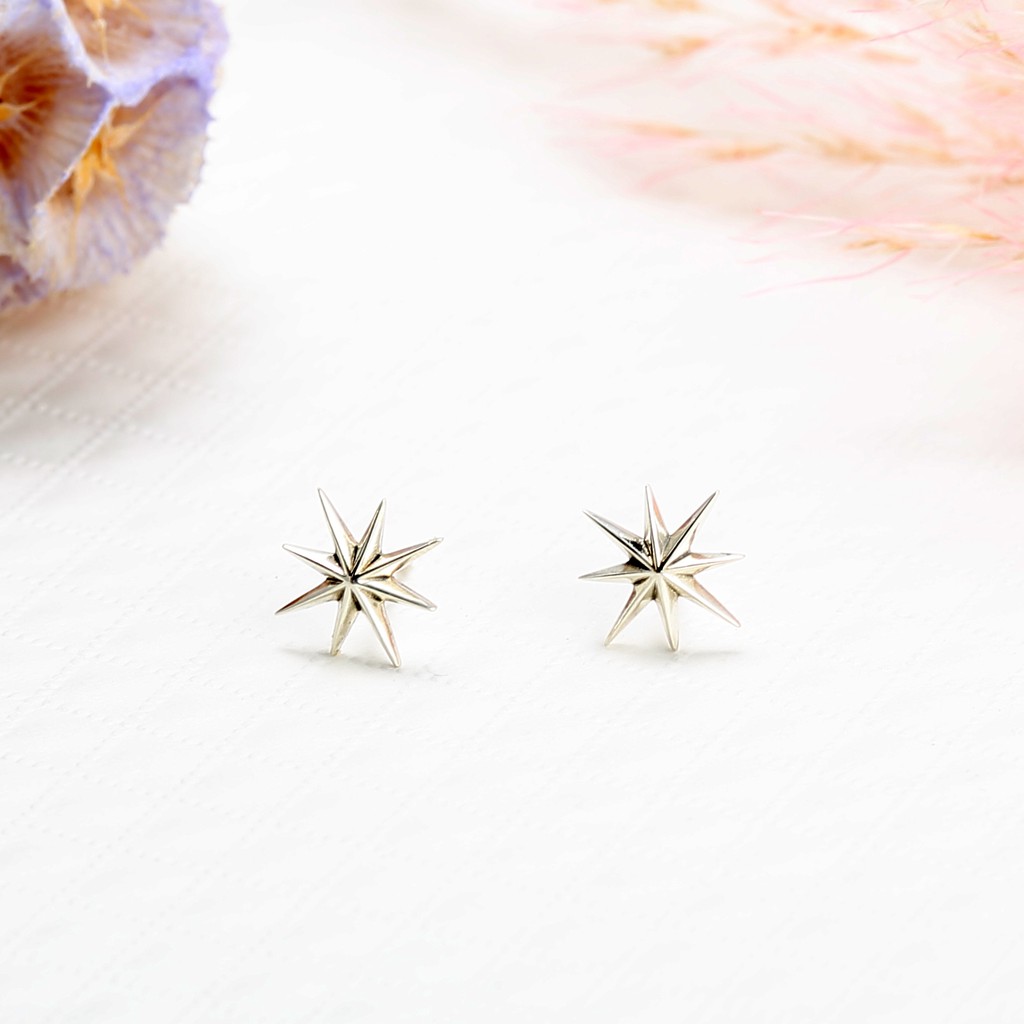 【Angel & Me】Star of Hope s925 sterling silver earrings Birthday gift, , large