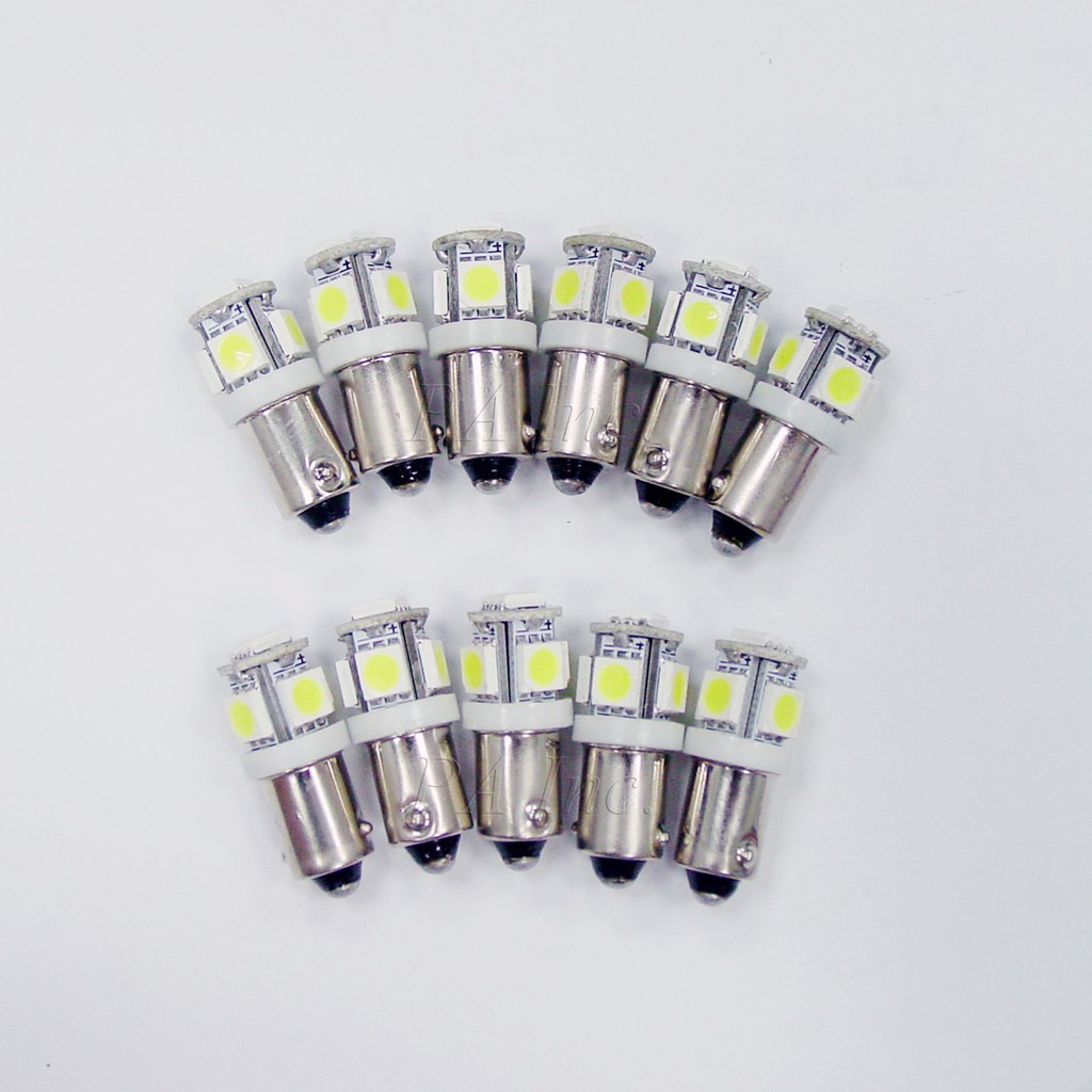 【PA LED】BA9S 平角 BAX9S 斜角 5晶 15晶體 SMD LED 白光 室內燈 小燈 定位燈, , large